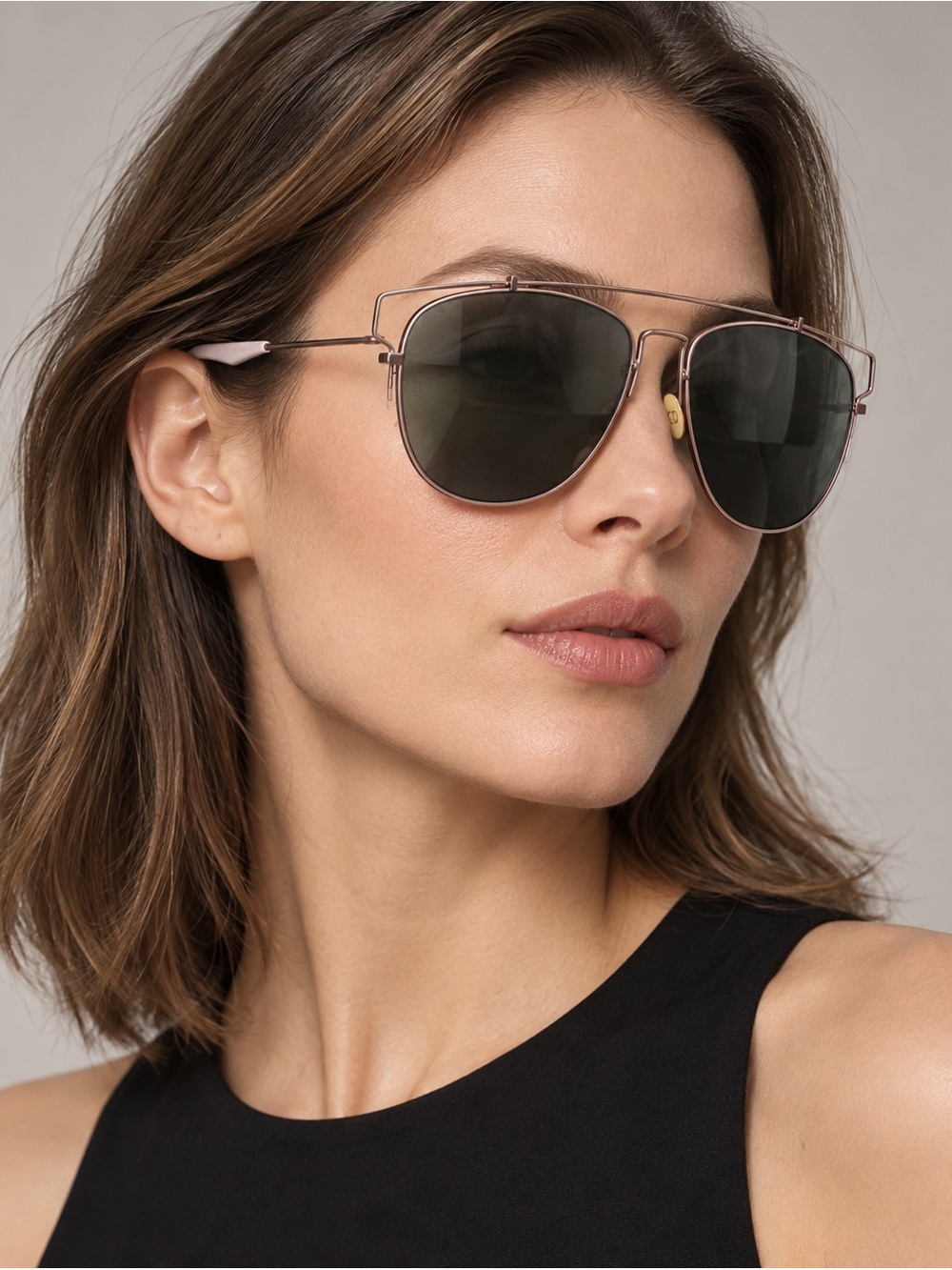 Christian Dior DiorSociety3 Women’s Pilot Sunglasses Rose Gold 57-14-145 Italy
